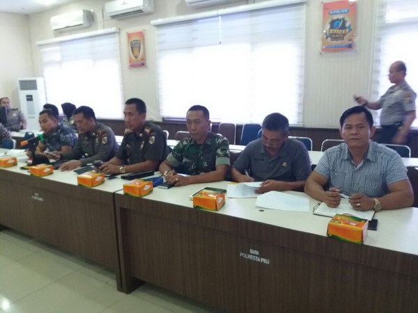 Polresta Pekanbaru Gelar Rapat Eksternal
